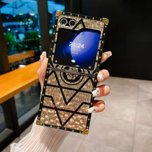 Samsung Flip Case Metal Finger Ring Holder Cover