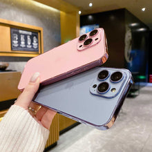 Load image into Gallery viewer, Angled shot displaying the luxurious skin-like feel of the case&#39;s full-body coverage.