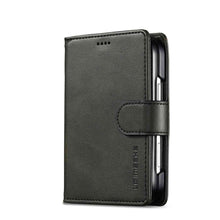 Load image into Gallery viewer, iPhone Duo Carbon Fiber Leather Case