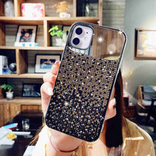 Load image into Gallery viewer, iPhone Case Gradient Diamond Mirror Effect Cover
