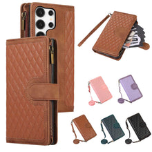 Load image into Gallery viewer, Diamond-shaped Zipper Bag Samsung Galaxy A Series Case