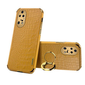Huawei Crocodile Pattern With Holder Protective Cover