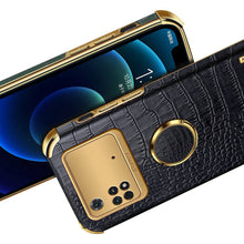 Load image into Gallery viewer, Redmi Crocodile Pattern PU Leather With Holder Protective Cover
