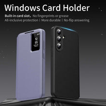Load image into Gallery viewer, Samsung Smart Window Card Slot Leather Cover, Detail Display 1