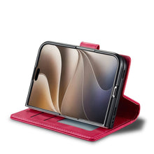 Load image into Gallery viewer, iPhone Duo Carbon Fiber Leather Case
