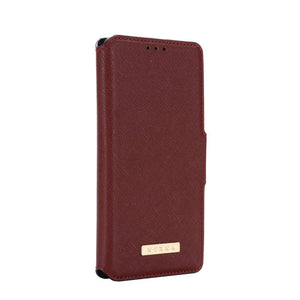 Cross Stripes Oppo Case Flip Window Cover