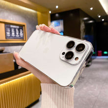 Load image into Gallery viewer, White Luxury AG Glass Skin Feeling Good Hand Feeling Full Body iPhone Case