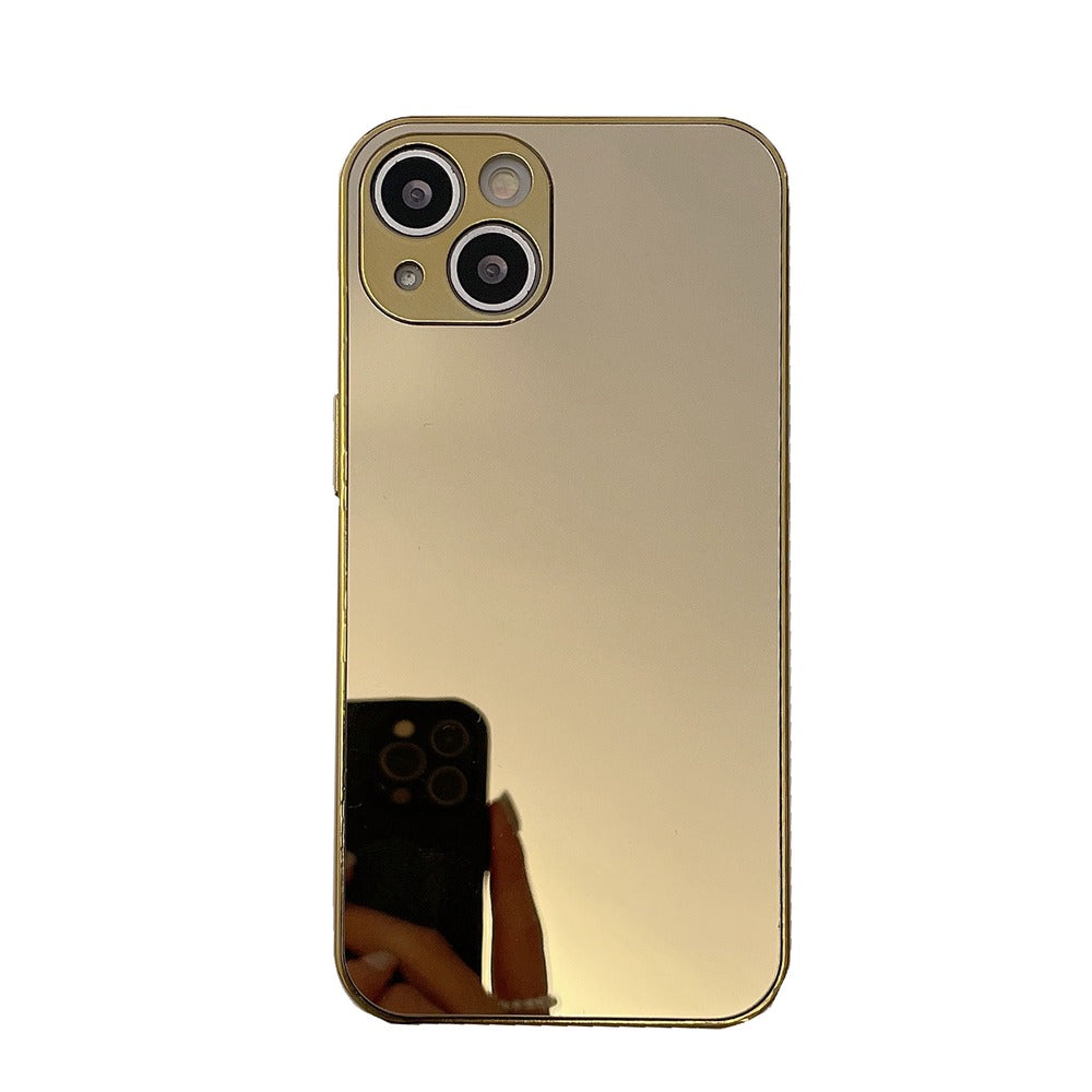 Acylic Mirror Effect iPhone Case, Gold 1