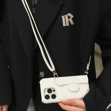 Load image into Gallery viewer, Fashion Litchi Pattern Anti-fingerprint iPhone Case, Model Show