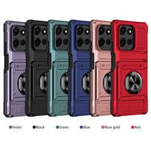 Load image into Gallery viewer, Six different colored phone cases displayed in a row on a white background.