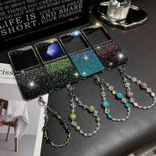 Load image into Gallery viewer, Gradient Diamond Samsung Flip Fold Case Cover