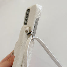 Load image into Gallery viewer, Fashion Litchi Pattern Anti-fingerprint iPhone Case, Side View