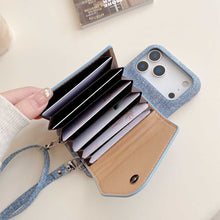 Load image into Gallery viewer, Jeans Organ Bag Lanyard iPhone Case, Organ Bag