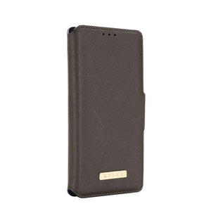 Cross Stripes Oppo Case Flip Window Cover