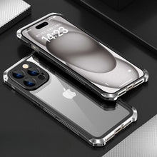 Load image into Gallery viewer, Aluminum Apple iPhone Metal Glass Case Cover