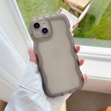 Load image into Gallery viewer, Transparent  Wave Edge iPhone Case