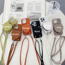 Load image into Gallery viewer,  Lanyard Love Bag iPhone Case, 6 Colors Display