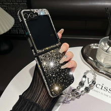Load image into Gallery viewer, Gradient Diamond Samsung Flip Fold Case Cover