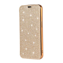 Load image into Gallery viewer, Glitter PU Leather Flip Window Samsung Case