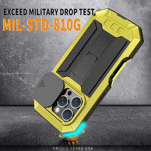 Heavy Duty Shockproof Metal iPhone Case