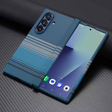 Load image into Gallery viewer, Carbon Fiber With Screen Protector Hard Case for Samsung Fold Phone