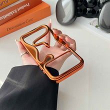 Load image into Gallery viewer, Plating Snake iPhone Case, Orange Without install Phone