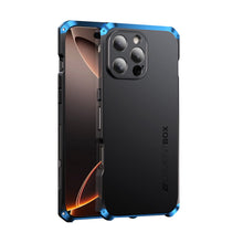Load image into Gallery viewer, Apple iPhone 16 Pro Max Frosted Metal Case, Black Blue
