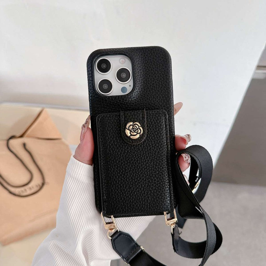 Lychee Up and Down Lanyard iPhone Case