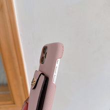 Load image into Gallery viewer, Lychee Up and Down Lanyard iPhone Case