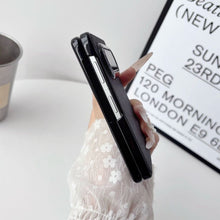 Load image into Gallery viewer, Built-in fleece PU Leather Case for Huawei Series