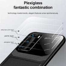 Load image into Gallery viewer, Huawei Case Delicate Leather Glass Protective Cover