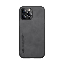 Load image into Gallery viewer, Built-In Magnetic Leather Protective Cover, Black