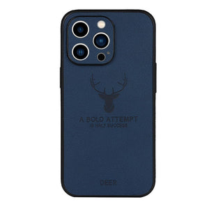Leather Deer Pattern Case for Apple iPhone Cover