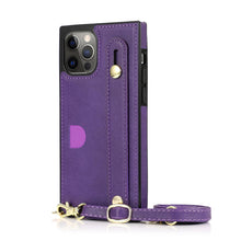 Load image into Gallery viewer, Apple iPhone Waistband With Lanyard Leather Protective Cover