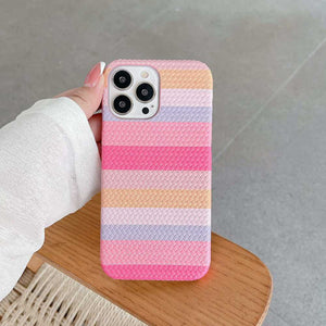 Apple iPhone Case Color Bars Weave Cover