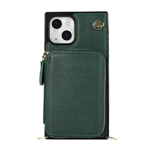Apple iPhone Storage Leather Wallet Card Slot Case Cover