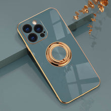 Load image into Gallery viewer, Magnetic Car Ring iPhone Case, Grey