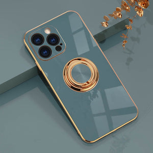 Apple iPhone Case Magnetic Car Ring Anti-fall Protective Cover - yhsmall