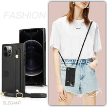 Load image into Gallery viewer, Apple iPhone Waistband With Lanyard Leather Protective Cover