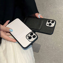 Load image into Gallery viewer, iPhone Case Hand Made Card Slot Cover