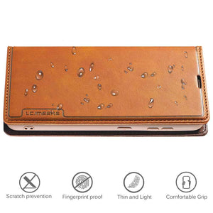 Business Leather Samsung Case Flip Window Cover - yhsmall