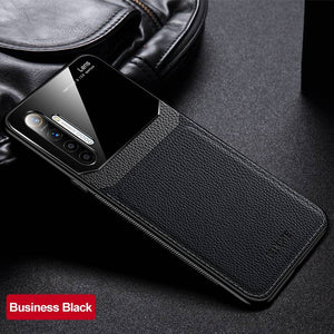 Oppo Reno Cases Delicate Leather Glass Case Cover