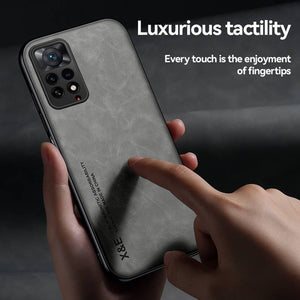 Xiaomi Case Built-In Magnetic Leather Protective Cover