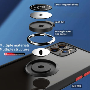 Magnetic Finger Ring Holder Apple iPhone Case