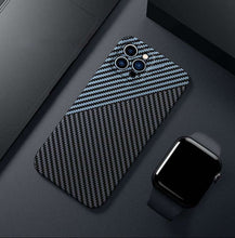 Load image into Gallery viewer, Apple iPhone Case Carbon Fiber Full Protection Hard Cover