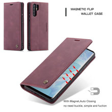 Load image into Gallery viewer, Huawei Case Flip Window Leather Card Slot Protective Cover