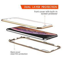 Load image into Gallery viewer, Magnetic Tempered Glass iPhone Case, Detail Layer