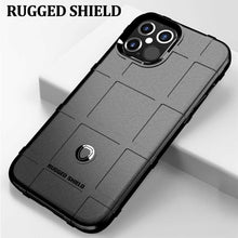 Load image into Gallery viewer, Rugged Shield iPhone Case, Black View