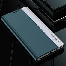 Load image into Gallery viewer, Apple iPhone Case Bracket Magnetic Flip Window Protective Cover, Front View