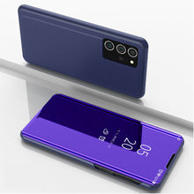 Load image into Gallery viewer, Samsung Cases Plating PC Mirror Effect Flip Window Cover